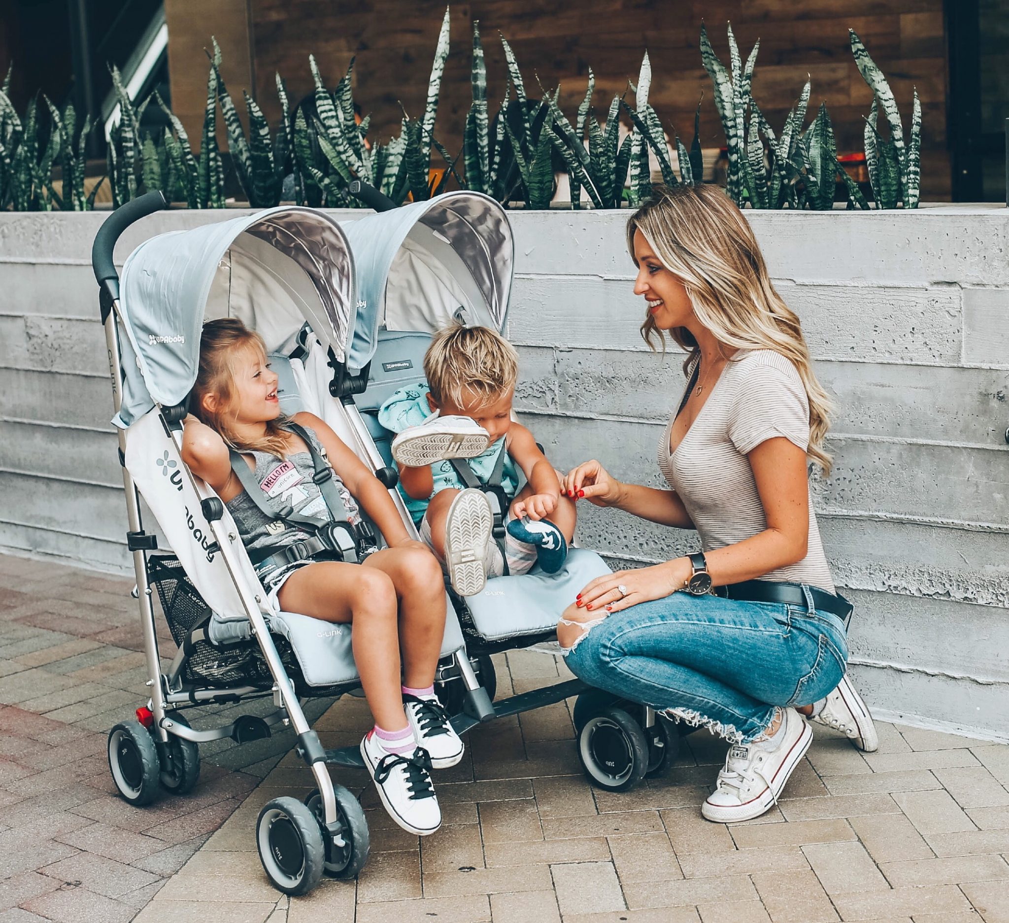 uppababy double stroller glink